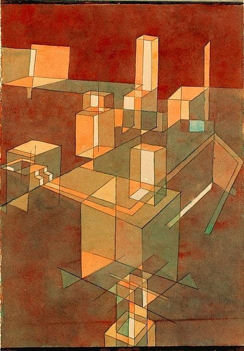 Italienische Stadt – Paul Klee Paul Klee 70x105