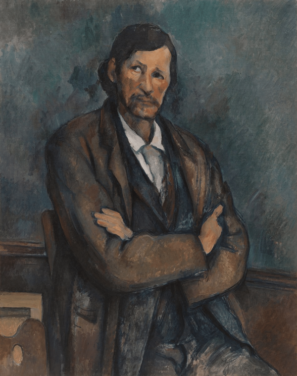 Mann mit verschränkten Armen – Paul Cézanne Paul Cézanne 70x85