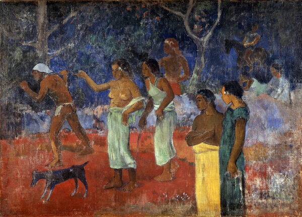 Szenen aus dem tahitianischen Leben – Paul Gauguin Paul Gauguin 105x70