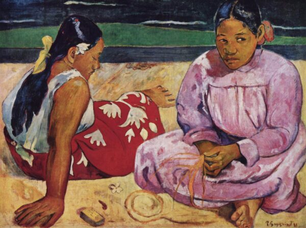 Frauen von Tahiti – Paul Gauguin Paul Gauguin 85x75