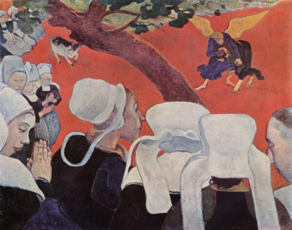 Vision nach der Predigt – Paul Gauguin Paul Gauguin 85x75