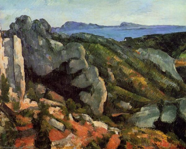 Felsen in l’Estaque – Paul Cézanne Paul Cézanne 85x75