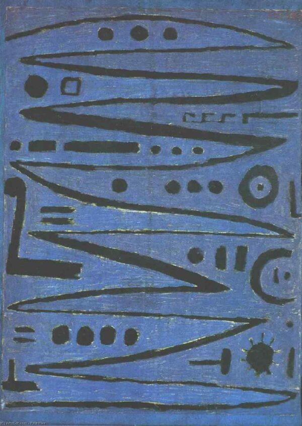 Die heroischen Schläge der Box – Paul Klee Paul Klee 70x105