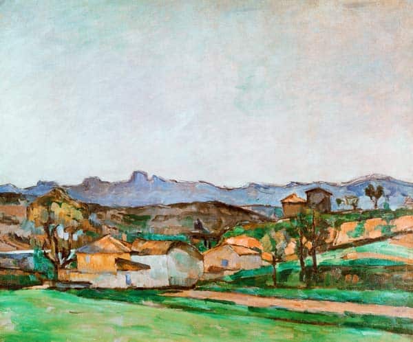 Landschaft der Provence – Paul Cézanne Paul Cézanne 85x75