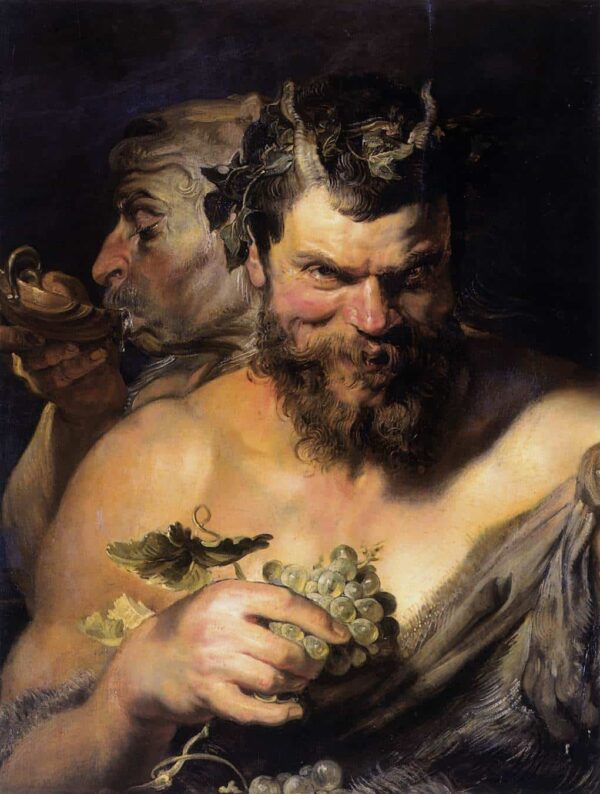 Zwei Satyrn – Peter Paul Rubens Beliebte Bilder 70x85