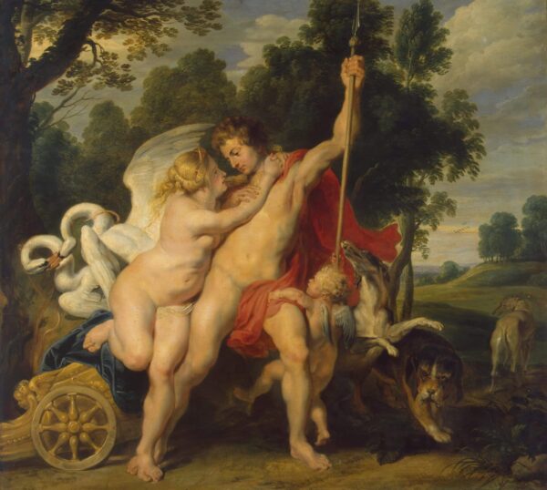 Venus und Adonis – Peter Paul Rubens Peter Paul Rubens 70x70