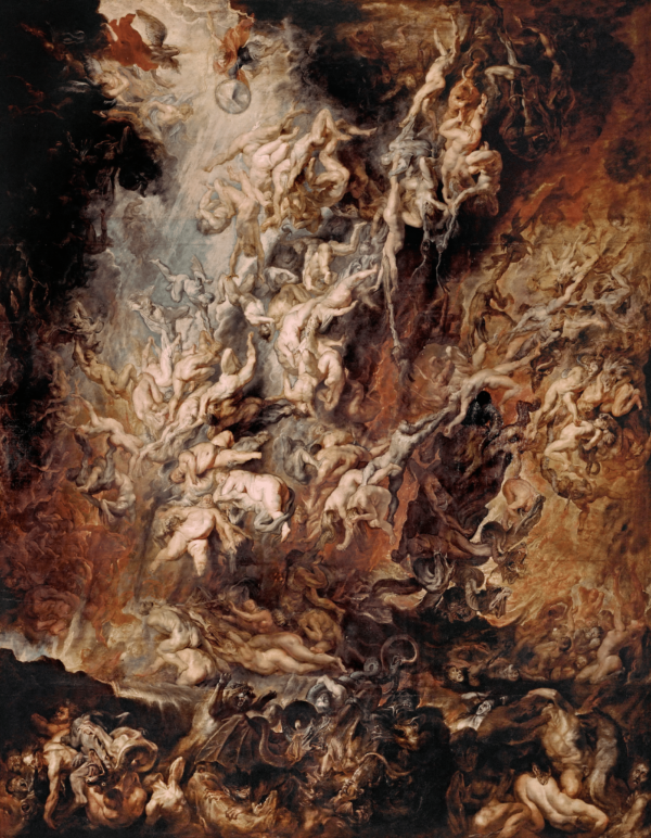 Der Fall der Verdammten – Peter Paul Rubens Beliebte Bilder 70x85