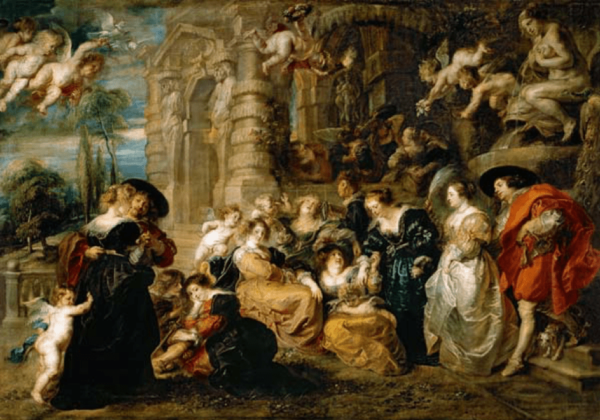 Der Garten der Liebe – Peter Paul Rubens Peter Paul Rubens 105x70