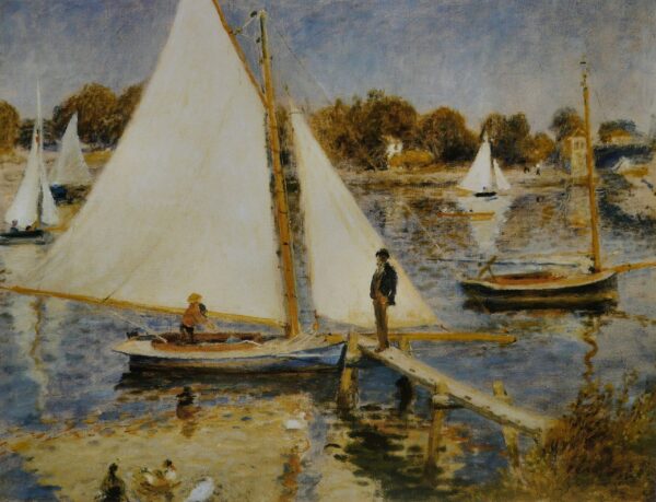 Die Seine in Argenteuil – Pierre-Auguste Renoir Pierre-Auguste Renoir 85x75