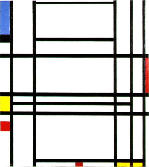 Komposition Nr. 10 – Mondrian Piet Mondrian 70x70