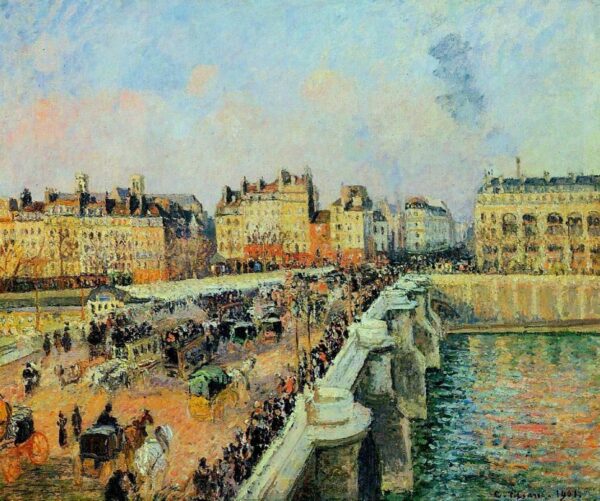 Die Pont Neuf am Nachmittag – Camille Pissarro Camille Pissarro 85x75