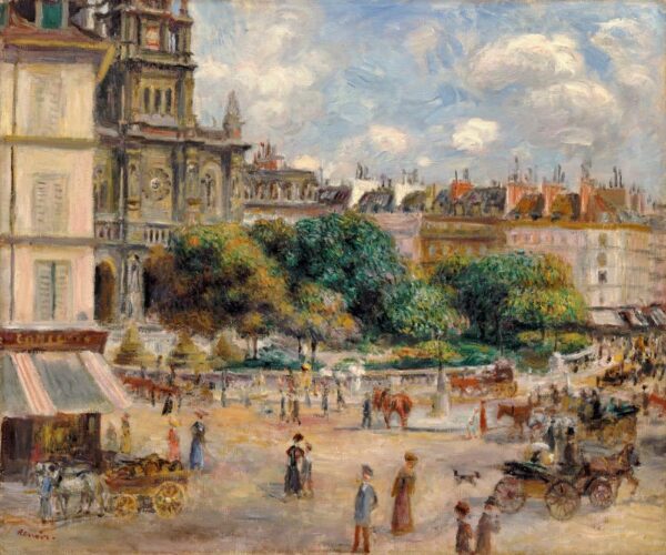 Platz der Trinität – Pierre-Auguste Renoir Pierre-Auguste Renoir 85x75