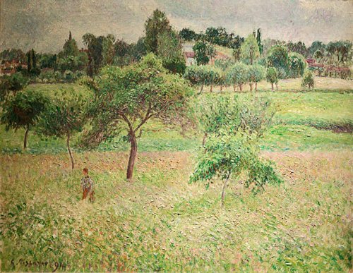 Pommesbäume in Éragny – Camille Pissarro Camille Pissarro 85x75