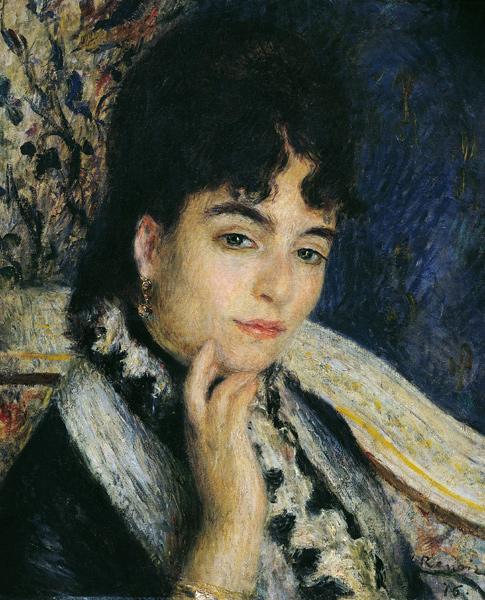 Porträt von Madame Alphonse Daudet (1844-1940) – Pierre-Auguste Renoir Pierre-Auguste Renoir 70x85