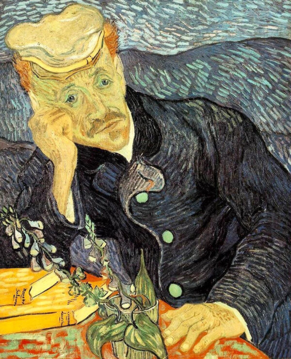 Porträt des Doktors Gachet – Van Gogh Beliebte Bilder 70x85