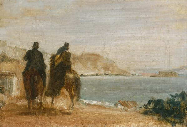 Spaziergang am Meer – Edgar Degas Edgar Degas 105x70