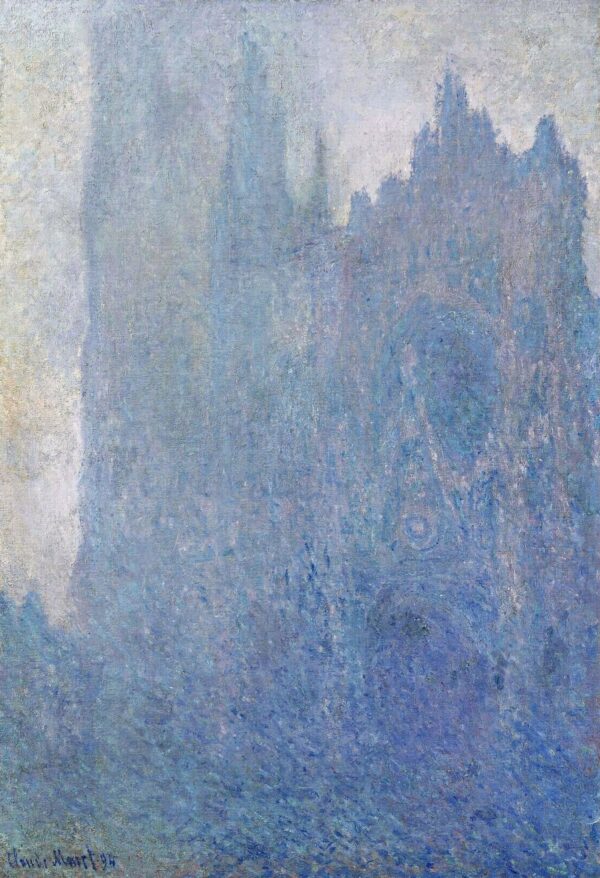 Die Kathedrale von Rouen im Nebel (W1349) – Claude Monet Claude Monet 70x105