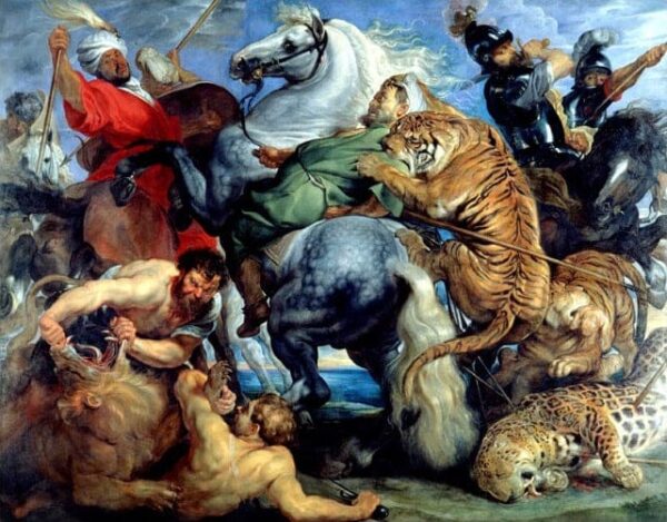 Die Tigerjagd – Peter Paul Rubens Peter Paul Rubens 85x75