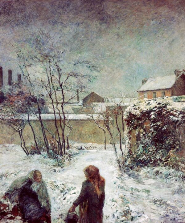 „Gefängnisstraße im Winter – Paul Gauguin“ Paul Gauguin 70x85