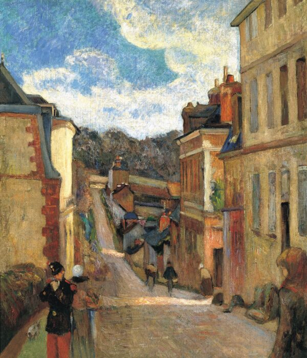 Die Straße Jouvenet in Rouen – Paul Gauguin Paul Gauguin 70x85