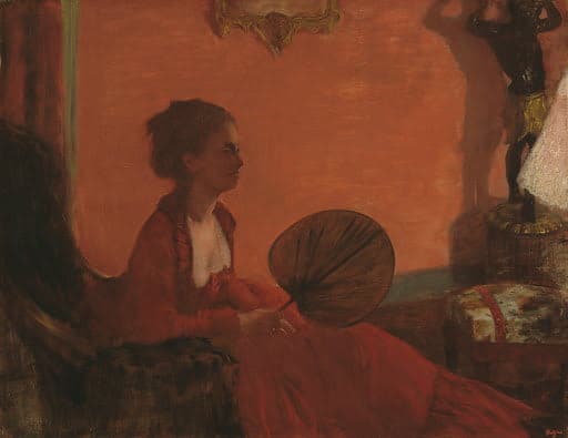 Madame Camus in Rot – Edgar Degas Edgar Degas 85x75