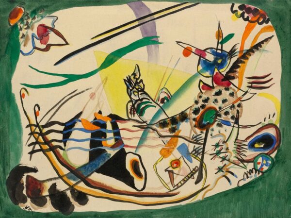 Studie für den grünen Rand 1919 – Wassily Kandinsky Wassily Kandinsky 85x75