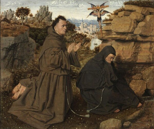 Saint François empfängt die Stigmata – Jan Van Eyck Jan Van Eyck 85x75