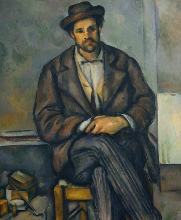 Bauer sitzend – Paul Cézanne Paul Cézanne 70x85