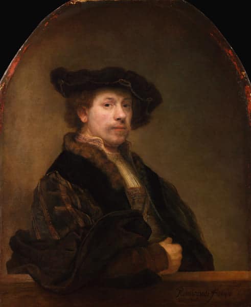 Rembrandt Selbstporträt London – Rembrandt van Rijn Rembrandt van Rijn 70x85