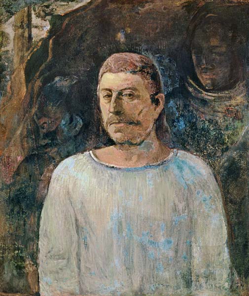 Autoporträt neben dem Golgota – Paul Gauguin Paul Gauguin 70x85