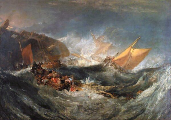 Wrack eines Transportschiffs – William Turner J.M.W. Turner 105x70