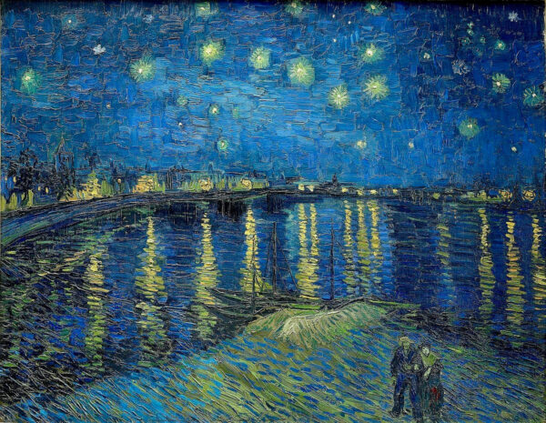 Die Sternennacht über der Rhône – Van Gogh Beliebte Bilder 85x75