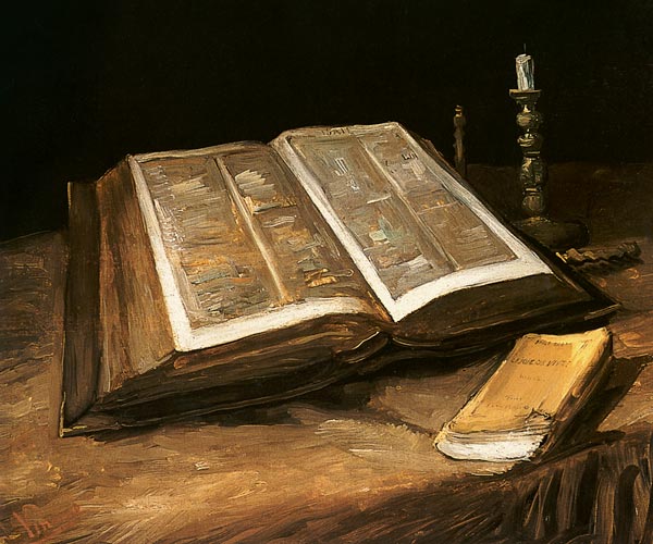 Stillleben mit der Bibel – Van Gogh Vincent Van Gogh 85x75