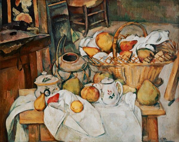 Stillleben mit Äpfeln – Paul Cézanne Paul Cézanne 85x75