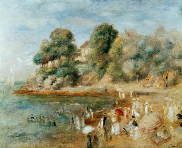 Plage in der Nähe von Pornic – Pierre-Auguste Renoir Pierre-Auguste Renoir 85x75