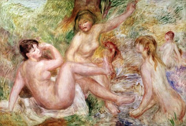 Die großen Badenden von Pierre-Auguste Renoir Pierre-Auguste Renoir 105x70