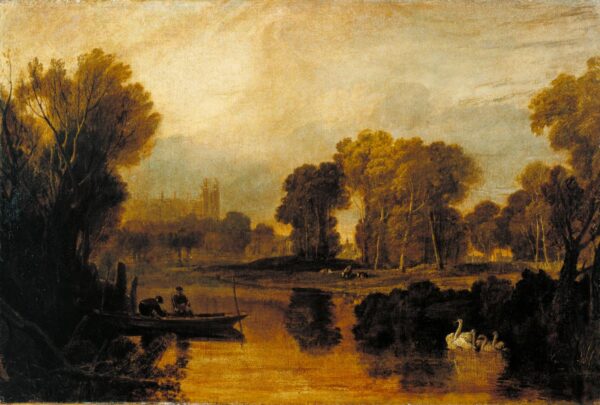 Eton College vom Fluss aus – William Turner J.M.W. Turner 105x70