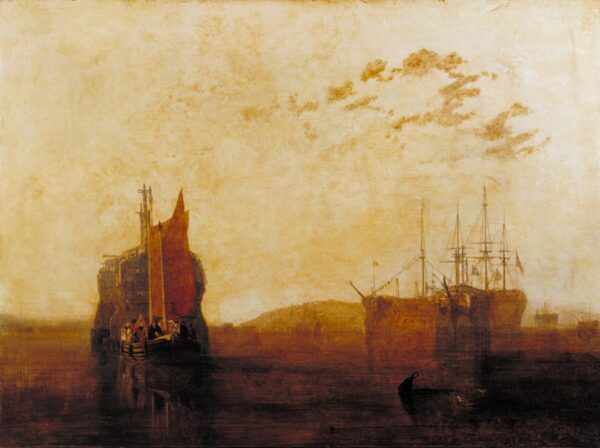 Hulks auf dem Tamar – William Turner J.M.W. Turner 85x75