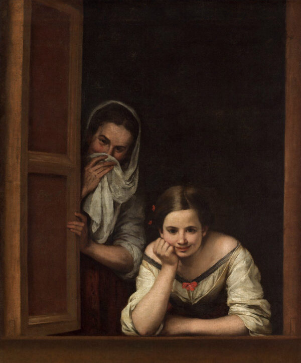 Zwei Frauen am Fenster – Bartolomé Esteban Murillo Bartolomé Esteban Murillo