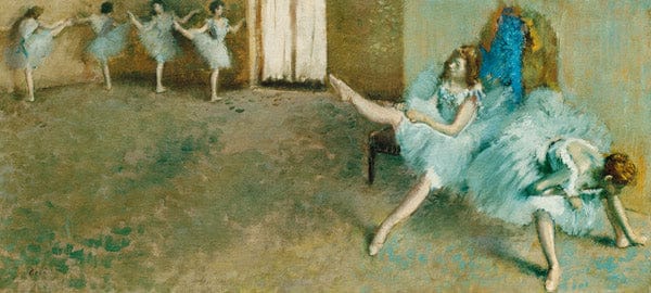 Tänzerinnen vor ihrem Auftritt – Edgar Degas Edgar Degas 160x70