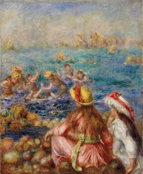 Die Badenden von Pierre-Auguste Renoir Pierre-Auguste Renoir 70x85