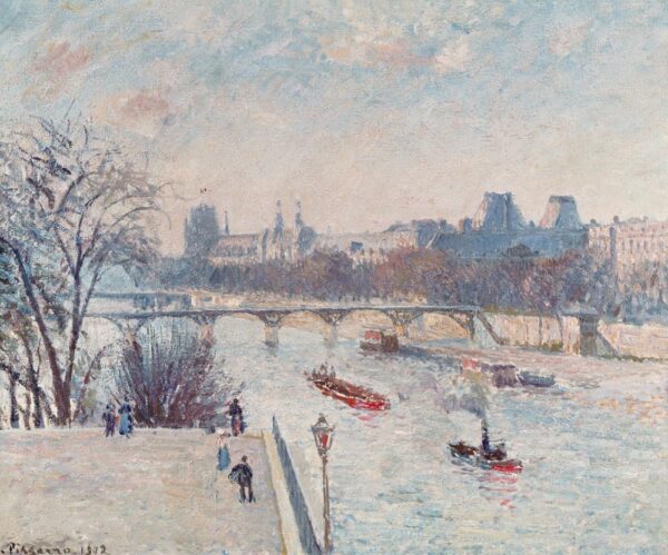 Der Louvre – Camille Pissarro Camille Pissarro 85x75