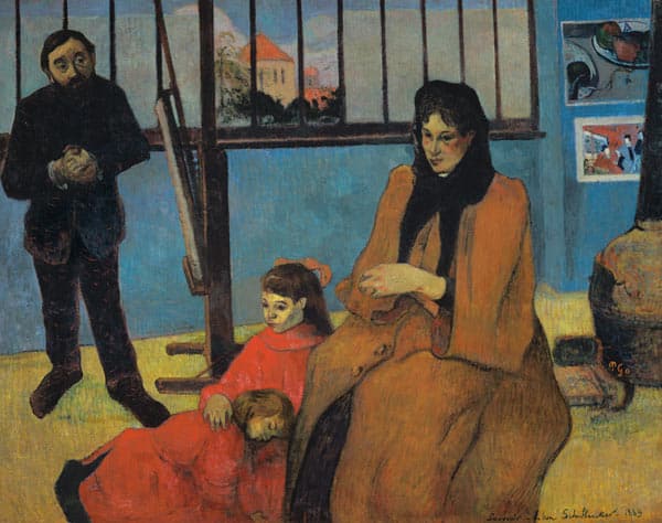 Die Familie Schuffenecker oder das Atelier Schuffenecker – Paul Gauguin Paul Gauguin 85x75