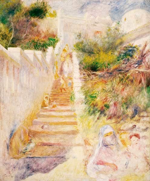 Die Treppen, Algier – Pierre-Auguste Renoir Pierre-Auguste Renoir 70x85