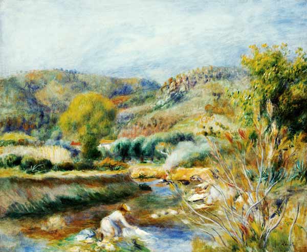 Die Wäscherin – Pierre-Auguste Renoir Pierre-Auguste Renoir 85x75