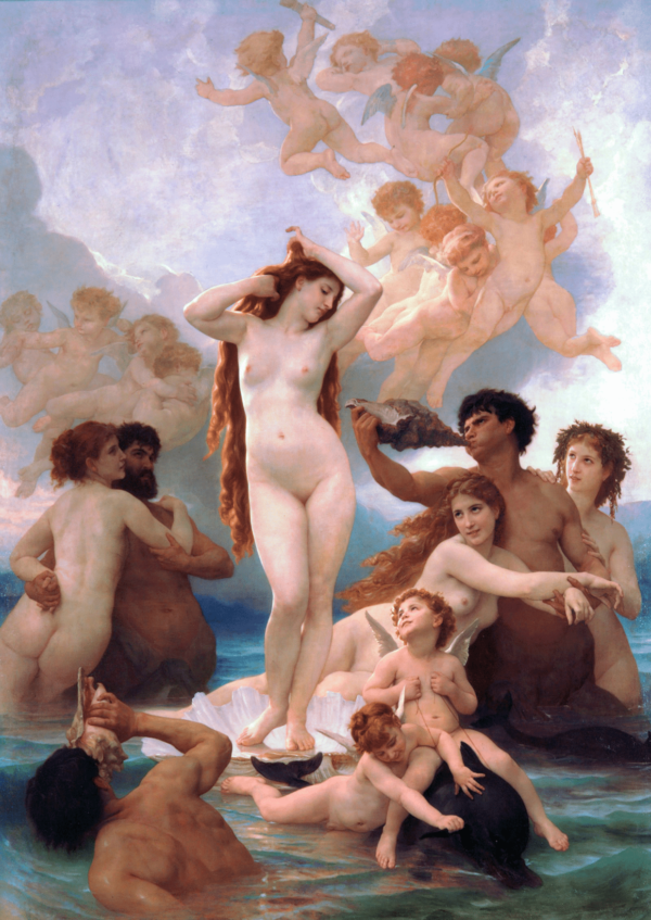 Die Geburt der Venus – William Bouguereau Beliebte Bilder 70x105