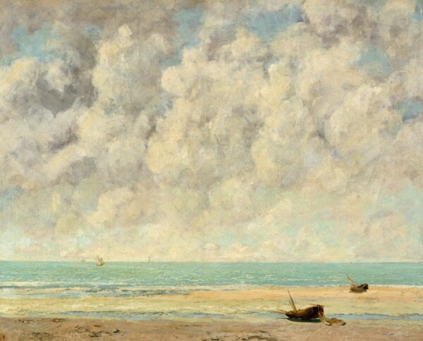 Ruhiges Meer – Gustave Courbet Gustave Courbet 85x75