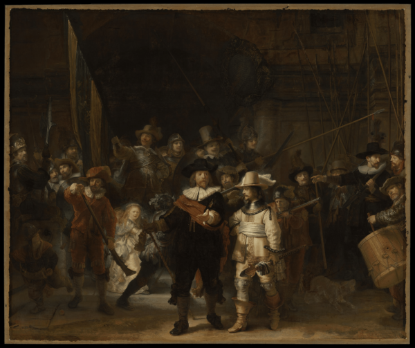 Die Nachtwache (Die Kompanie von Frans Banning Cocq und Willem van Ruytenburch) – Rembrandt van Rijn Rembrandt van Rijn 85x75