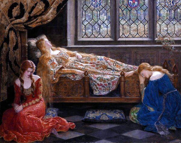 Die schlafende Schöne von John Collier John Collier 85x75