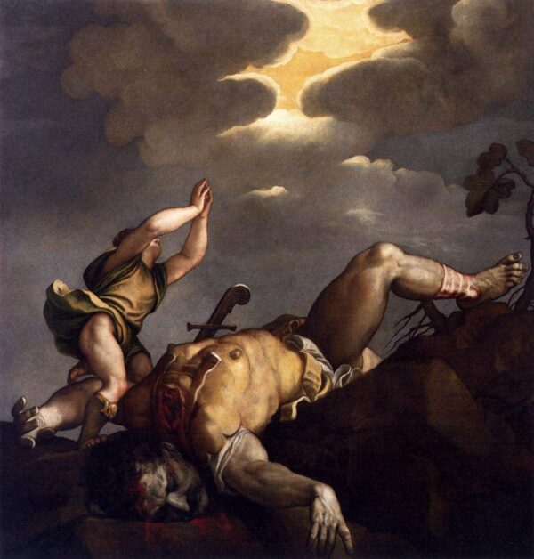 David und Goliath – Titian Tizian 70x70